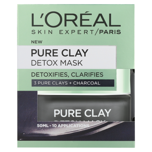 L'Oreal Pure Clay Detox Facial Mask 50ml