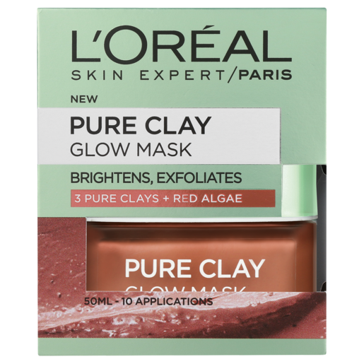 L'Oreal Pure Clay Glow Mask 50ml