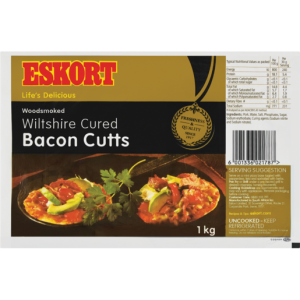 Eskort Wiltshire Cured Bacon Cuts 1kg