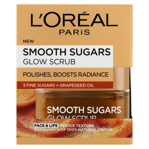 L'Oreal Smooth Sugars Glow Scrub 50ml