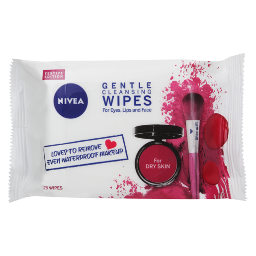 Nivea Gentle Cleansing Face Wipes 25 Pack