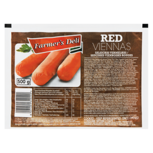 Farmer's Deli Red Viennas Pack 500g