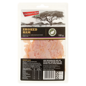 Farmer's Deli Shaved Smoked Ham Pack 100g