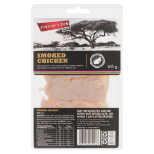 Farmer's Deli Smoked Chicken Slices Pack 100g