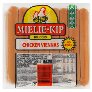 Mielie Kip Chicken Viennas Pack 1kg