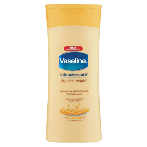 Vaseline Intensive Care Dry Skin Repair Body Cream 200ml