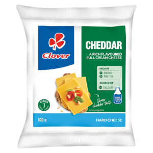 Clover Hard Cheddar Cheese Pack 100g