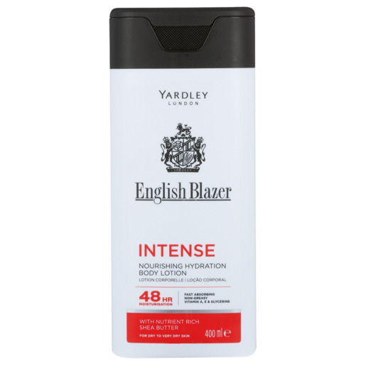 Yardley English Blazer Intense Nourishing Hydration Body Lotion 400ml