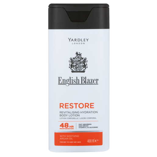 Yardley English Blazer Restore Revitalising Hydration Body Lotion 400ml