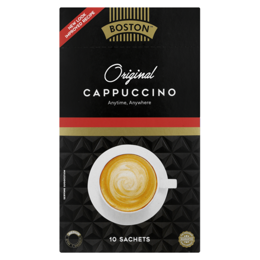 Boston Original Cappucino Sachets 10 Pack