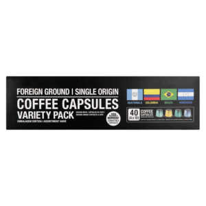 Foreign Ground Coffee Capsules Variety Pack 40 Pack