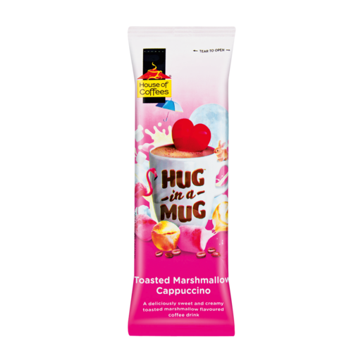 Hug In A Mug Toasted Marshmallow Flavoured Cappuccino Stick 24g