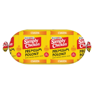 Rainbow Simply Chicken Polony With Cheese 700g