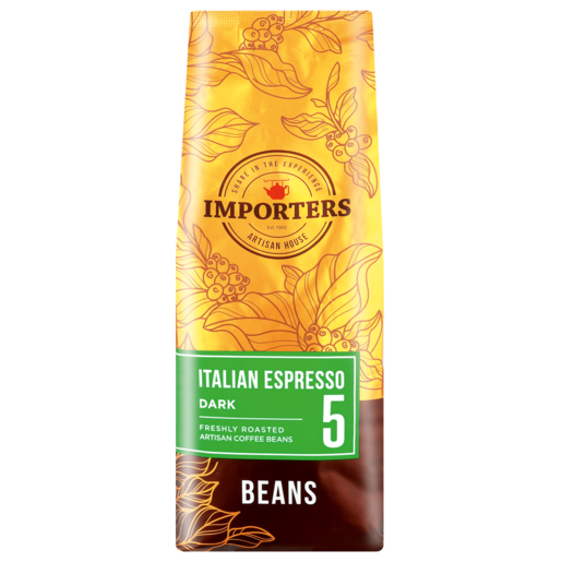 Importers Italian Dark Coffee Beans Pack 1kg