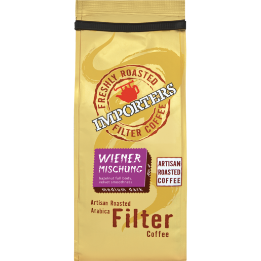 Importers Wiener Mischung Filtered Ground Coffee Pouch 250g