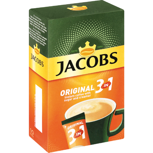 Jacobs Original 3-In-1 Cappuccino Sticks 10 x 18.7g