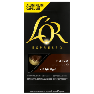 Lo'r Espresso Forza Coffee Capsules 10 Pack