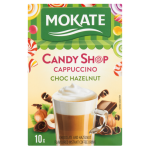 Mokate Candy Shop Choc Hazelnut Cappuccino Sticks 10 Pack