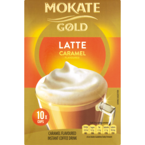 Mokate Gold Caramel Latte Instant Coffee 10 Pack