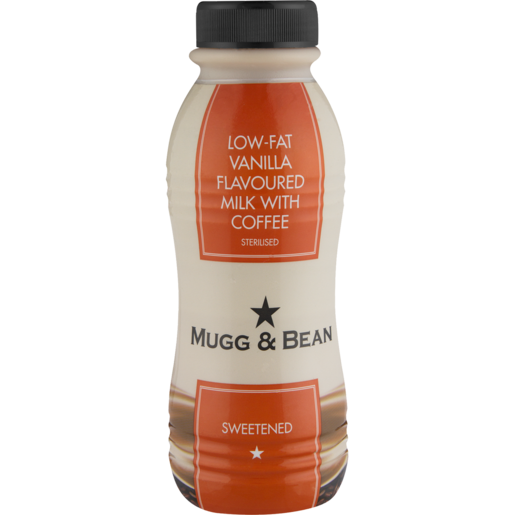 Mugg & Bean Low Fat Vanilla Flavoured Milk With Coffee 300ml