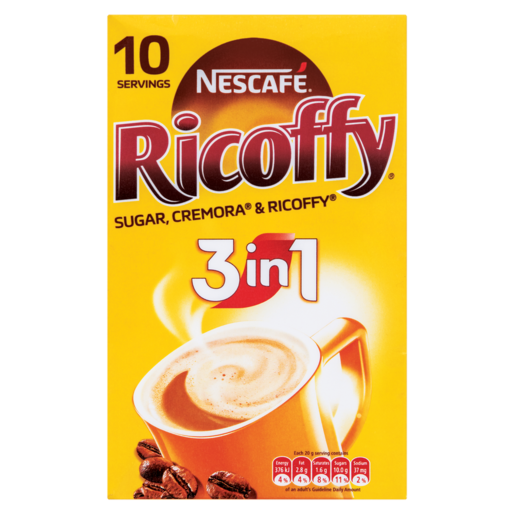 Nescafe Ricoffy 3-In-1 Instant Coffee 10 Pack