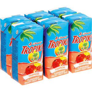 Clover Tropika Long Life Tropical Dairy Blend 6 x 200ml