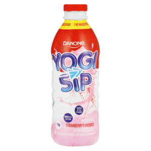 Danone Yogi Sip Strawberry Flavoured Yoghurt Drink 1kg