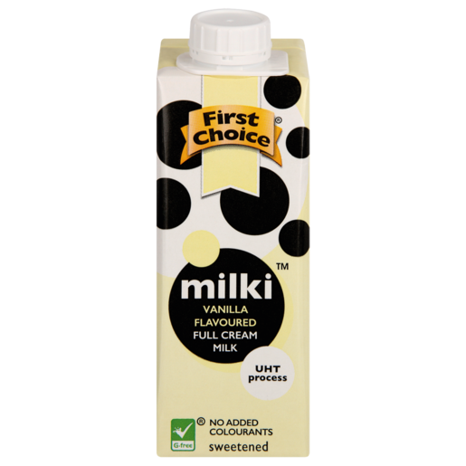 First Choice Vanilla Flavoured UHT Milk Box 250ml