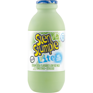 Steri Stumpie Lite Low Fat Cream Soda Flavoured Milk 350ml