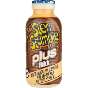 Steri Stumpie Plus Thick White Chocolate Flavoured Full Cream Milk 250ml