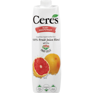 Ceres 100% Ruby Grapefruit Fruit Juice Blend 1L