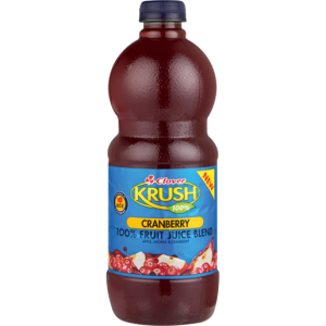 Clover Krush 100% Cranberry Fruit Juice 1.5L