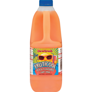 Dewfresh Fruticool Peach Flavoured Dairy Drink 2L