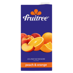 Fruitree Peach & Orange Fruit Nectar Blend 1L