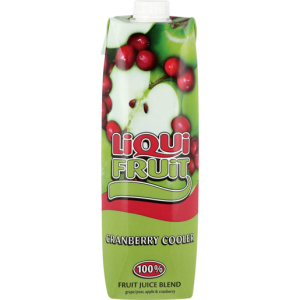 Liqui-Fruit 100% Cranberry Cooler Blended Fruit Juice 1L