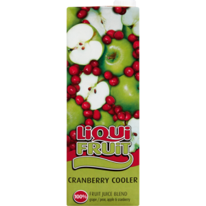 Liqui-Fruit 100% Cranberry Cooler Fruit Juice Blend Carton 1.5L