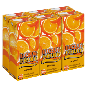 Liqui-Fruit 100% Orange Juice Blend Boxes 6 x 250ml