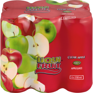 Liqui-Fruit Clear Apple Juice Cans 6 x 330ml