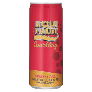 Liqui-Fruit Sparkling Cranberry Cooler Juice Can 250ml