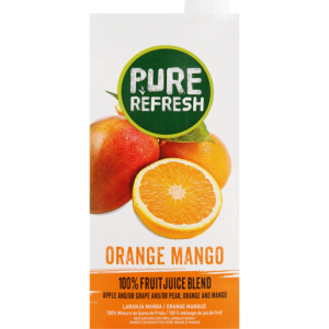 Pure Refresh UHT 100% Pure Mango & Orange Juice 1L