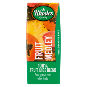 Rhodes 100% Fruit Medley Juice Box 200ml