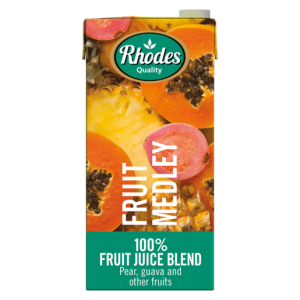 Rhodes Fruit Medley 100% Fruit Juice Box 1L