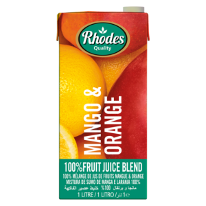 Rhodes Mango & Orange 100% Fruit Juice Box 1L