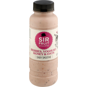 Sir Fruit Berries, Yoghurt, Honey & Oats Smoothie 300ml