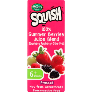 Rhodes Squish 100% Summer Berries Juice Blend 200ml