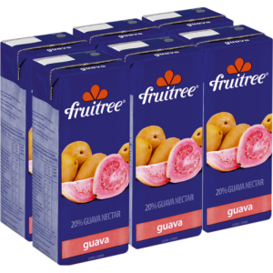 Fruitree Guava Nectar Cartons 6 x 200ml