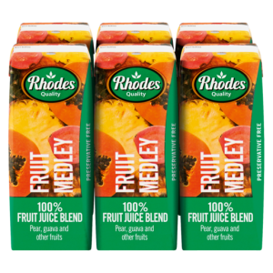 Rhodes 100% Fruit Medley Fruit Juice Blend 6 x 200ml