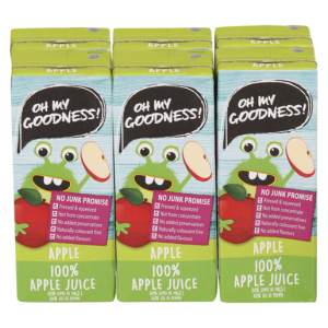 Oh My Goodness! Apple 100% Fruit Juice Blend Box 6 x 200ml