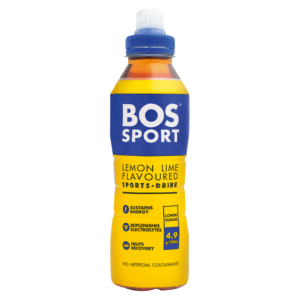 Bos Sport Lemon & Lime Flavoured Sports Drink 500ml