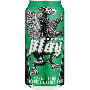 Power Play Apple Kiwi Flavoured Energy Drink Can 440ml